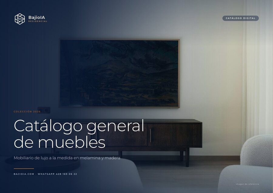 Portada del catálogo Catálogo general de muebles 2026